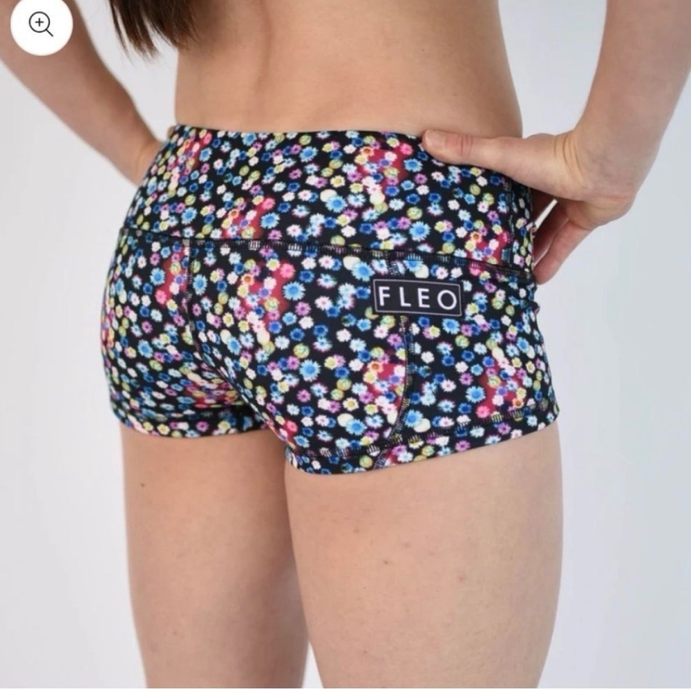 Fleo Multicolor Headlights Low Rise 2.5” Shortie‎ Gym Shorts